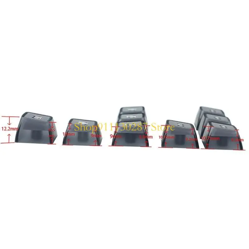 Teclas para juegos J1HC, duraderas, PBT, dirección Esc, WASD, perfil Ema, reemplazo teclas doble disparo para teclado