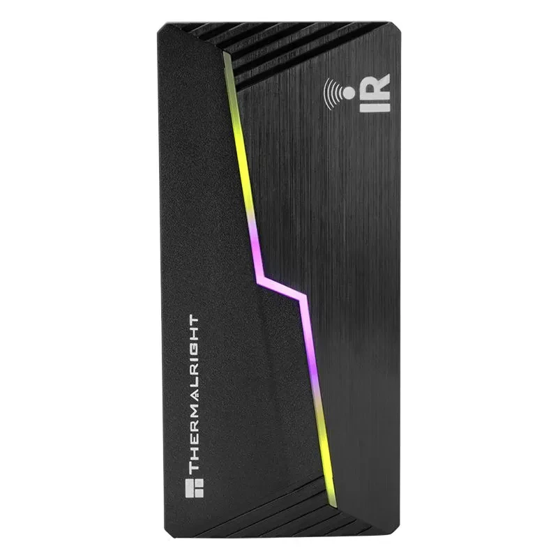 Hub de ventilador ARGB, control remoto por infrarrojos compatible con computadora PWM+Light AURA SYNC, interfaz de cabezales 12X