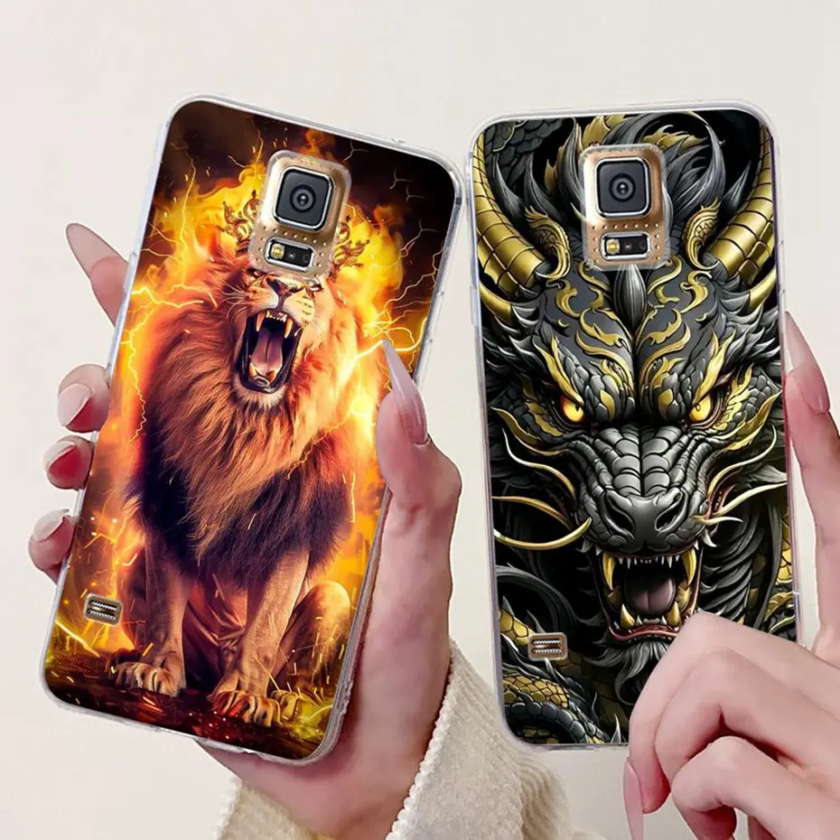 Nuevo diseño de funda de teléfono para Samsung Galaxy S5 5,1 "funda trasera delgada de TPU transparente para Samsung S5 G900F G900I fundas de silicona suave - imagen 5