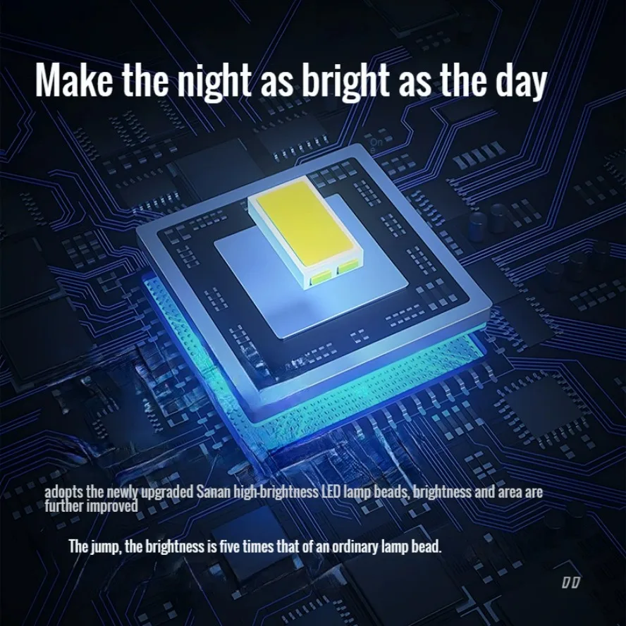 Reflector grande ultrabrillante 200W 100W para exteriores IP66 AC220V múltiples protecciones para jardín fiesta iluminación exterior foco - imagen 4