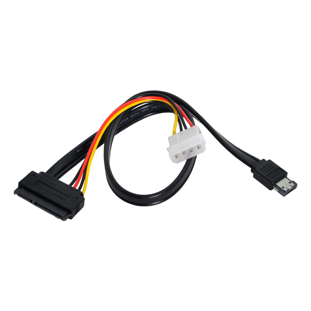 CYDZ Power eSATA Combo a SATA 22Pin IDE 5V 12V para 3 5 "2 5" Cable de disco duro 50cm - imagen 4