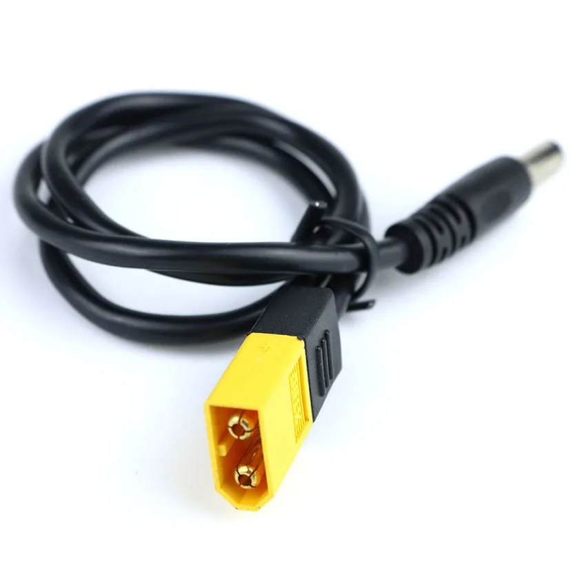 Conector tipo bala macho XT60 a adaptador de Cable de alimentación macho DC5525 para soldador TS101, Cable de carga de batería eléctrica, 1 ud. - imagen 5
