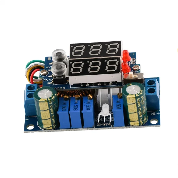 Controlador MPPT de Panel Solar 5A DCDC LED pantalla Digital módulo Buck voltaje constante carga de corriente constante - imagen 3