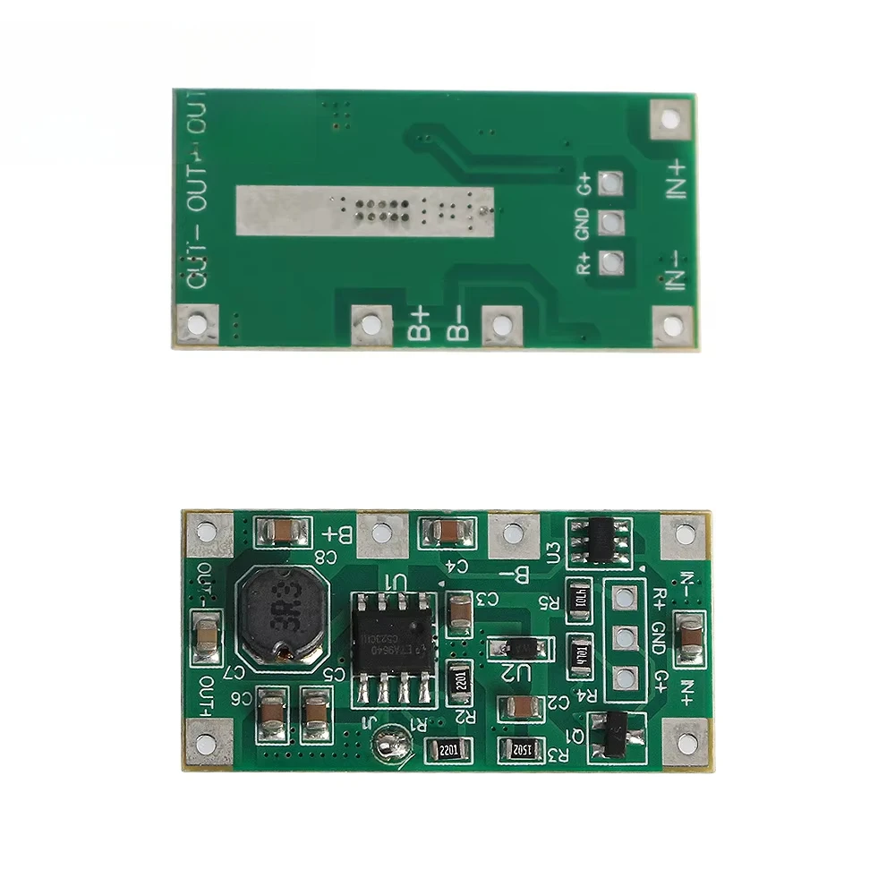 DC 5V 9V 12V UPS carga ininterrumpida 18650 batería de litio módulo elevador UPS módulo de protección del convertidor de voltaje - imagen 4