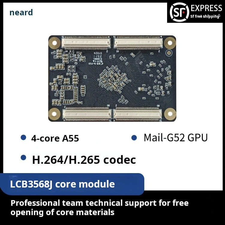 Neardi LCB3568J RK3568J AI Core Board con 1TOPS NPU para Edge Computing Soporte Linux Diseño doméstico 100 por ciento - imagen 3