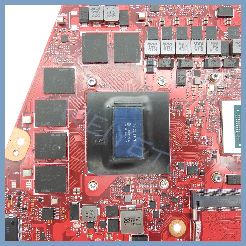 Placa base GA502IU para For Asus GA502IV GA502IU GA502 GA502DU GA502I placa base para ordenador portátil R9-4900HS CPU GTX1660ti-V6G GPU 8GB-RAM - imagen 4