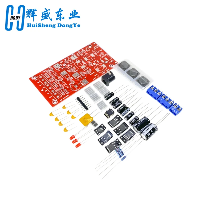 5 -24V a ±12V ±5V 3,3 V Mini USB fuente de alimentación Dual Boost módulo de una sola vuelta regulador lineal fuente de alimentación Kit de bricolaje - imagen 4