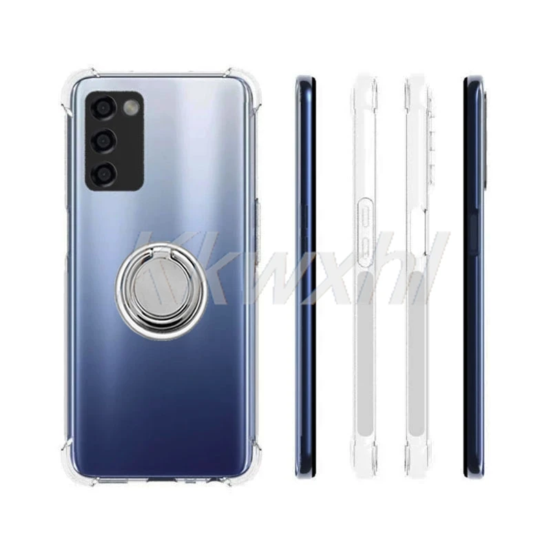 Para OPPO A55 5G 2021 OPPOA55 6,5 "PEMM00 PEMM20 soporte de anillo trasero funda de teléfono Original a prueba de golpes - imagen 2
