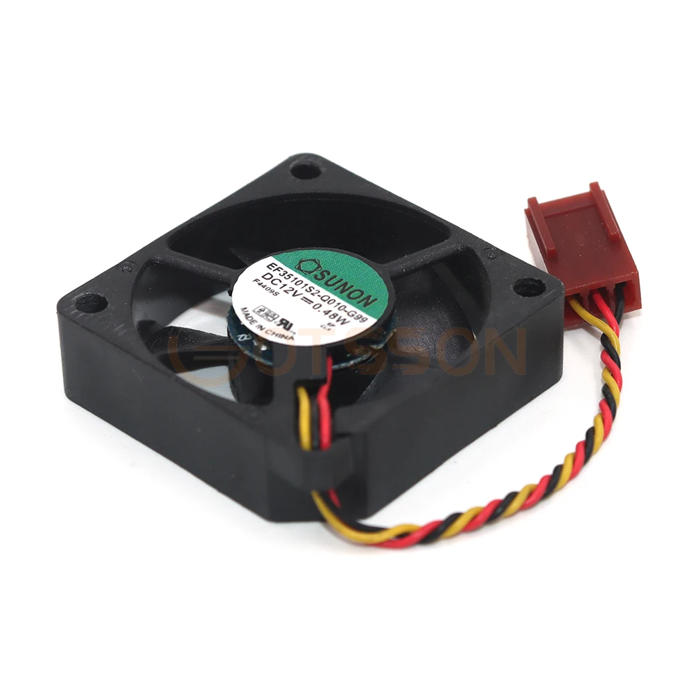Ventilador de refrigeración para CPU, radiador para ASUS TUF SaberTooth Z87, EF35101S2-Q010-G99, DC12V, 0,48 W, 3,5 CM, nuevo - imagen 5