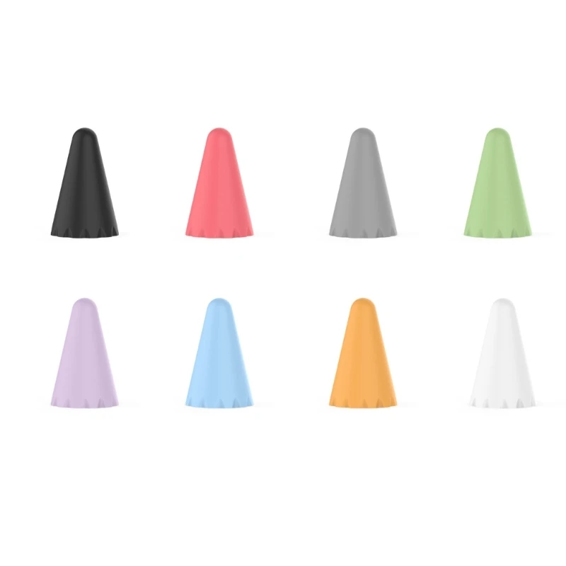 Una fila de conos en diferentes colores