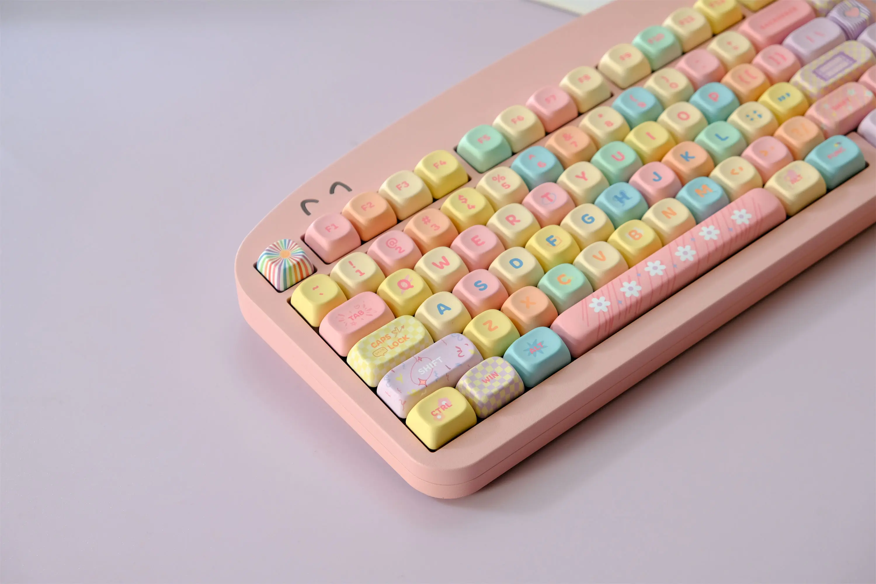 Juego de teclas de dopamina, 132 teclas, Material PBT, perfil MOA XOA, DYE-SUB para interruptor MX, teclas de teclado mecánico - imagen 3