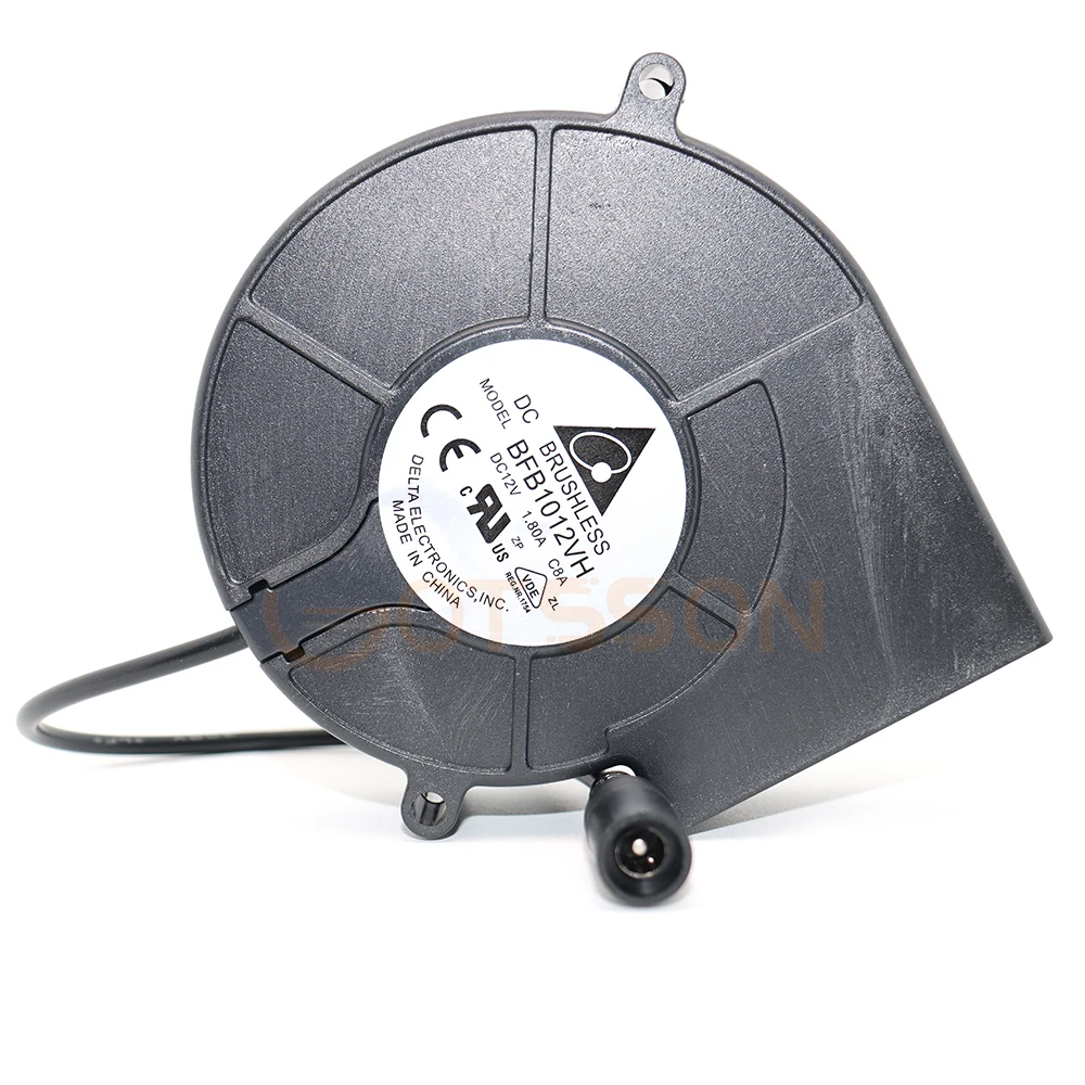 Soplador de ventilador centrífugo Turbo para delta BFB1012VH 9733, 12V, 1,80 a, alta velocidad con controlador de velocidad Variable para refrigeración DIY - imagen 4