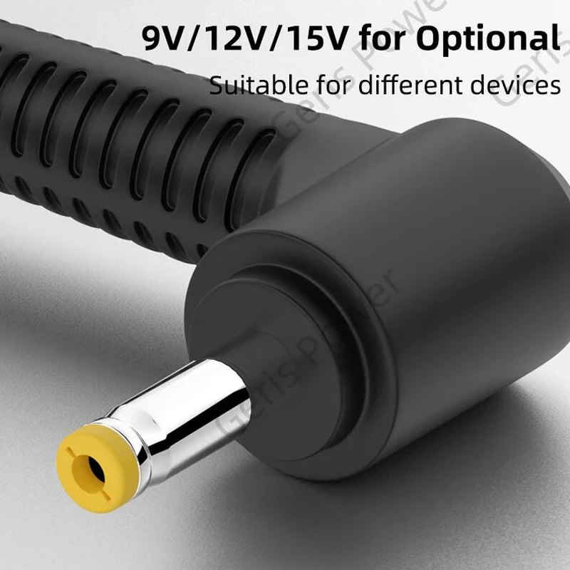 Cable adaptador Universal USB tipo C PD, 9V, 12V, 15V, CC 5,5x2,1mm, 4,0x1,7mm, 3,0x1,1mm, Cable de fuente de alimentación para enrutador, Mini ventilador y altavoz - imagen 5