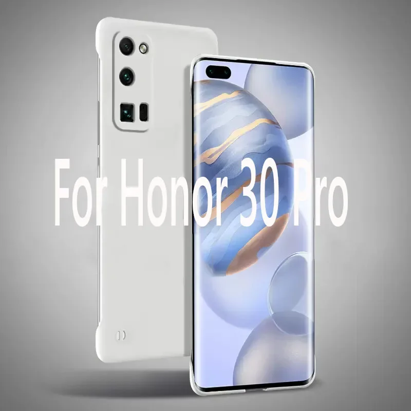 Funda trasera de PC dura mate delgada sin marco para Honor 30 Pro Plus Honor30 Pro + Fundas a prueba de golpes Coque - imagen 2