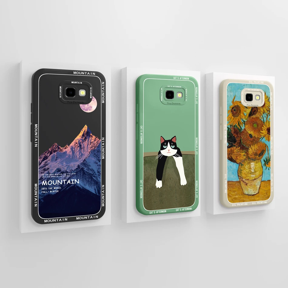 Para Samsung Galaxy J4 Plus/J4 Prime 2018 Funda Simple Premium de silicona líquida carcasa de teléfono protección de cámara Funda trasera suave - imagen 5