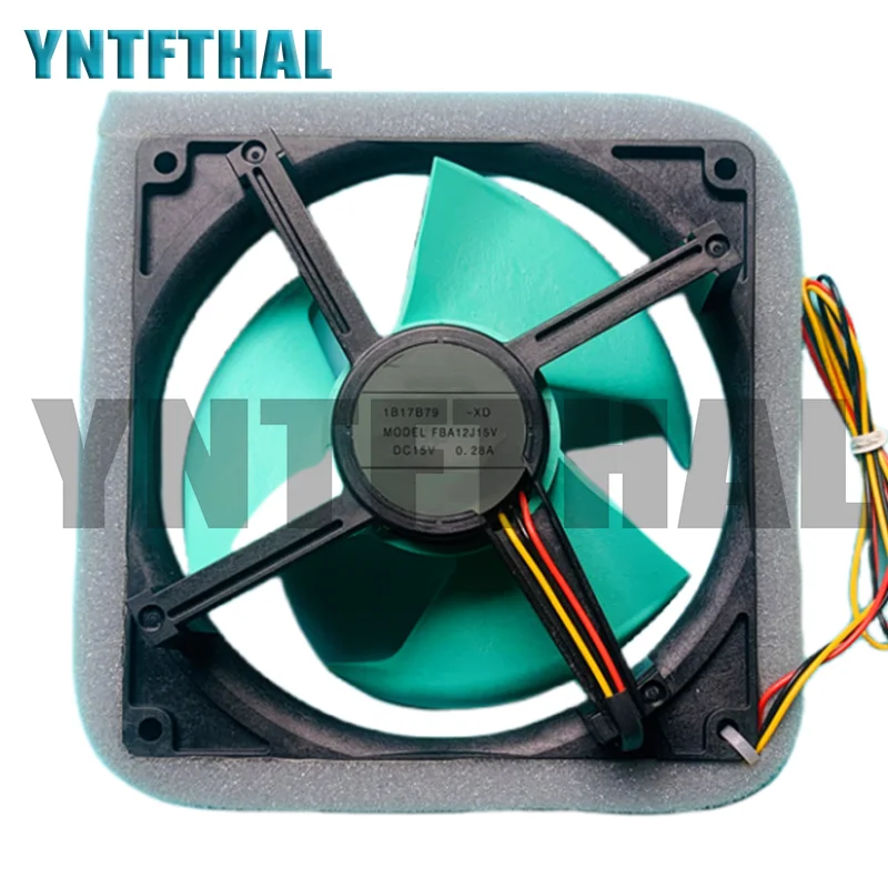 Nuevo para FBA12J15V DC15V 0.28A 120*120*25MM ventilador de refrigeración de refrigerador de tres cables