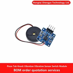 Módulo Sensor Vibración Piezoeléctrico Interruptor Lengüeta Golpe