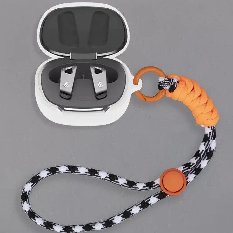Funda protectora de silicona para Edifier NeoBuds Pro 2, cordón de nailon, carcasa portátil para auriculares Bluetooth - imagen 4