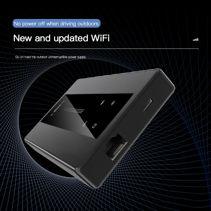 KuWFi enrutador Wifi móvil 10000mAh enrutador Lte portátil CAT4 punto de acceso Wifi de bolsillo para viajes al aire libre con puerto de antena RJ45 TS9 WPS - imagen 3