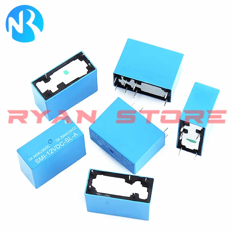 5 uds relé SMIH SMI 05V 12V 24VDC SL A SL C SL 2C 4/5/6/8Pin 10A 16A SMI-05VDC-SL-A SMI-12VDC-SL-C SMI-24VDC-2C SMIH-12VDC-SL-A
