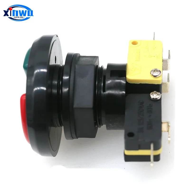 Baolian-microinterruptores 3 en 1, pulsador redondo de Triple Color, interruptor de reinicio automático para monedas, juegos recreativos, máquina expendedora, piezas de Pinball - imagen 5