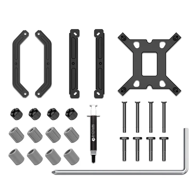 ID-COOLING IS-55, Enfriador de CPU de 5 tubos de calor, radiador de 120MM, ventilador ARGB, Enfriador de aire de perfil bajo para LGA1700/1200/115x Ryzen AM4 AM5 - imagen 4