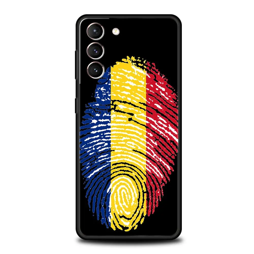 Funda de teléfono con bandera de Rumania para Samsung Galaxy S25 Edge S24 S23 S22 S20 Ultra S21 FE 5G S10 Plus, funda suave de TPU - imagen 4