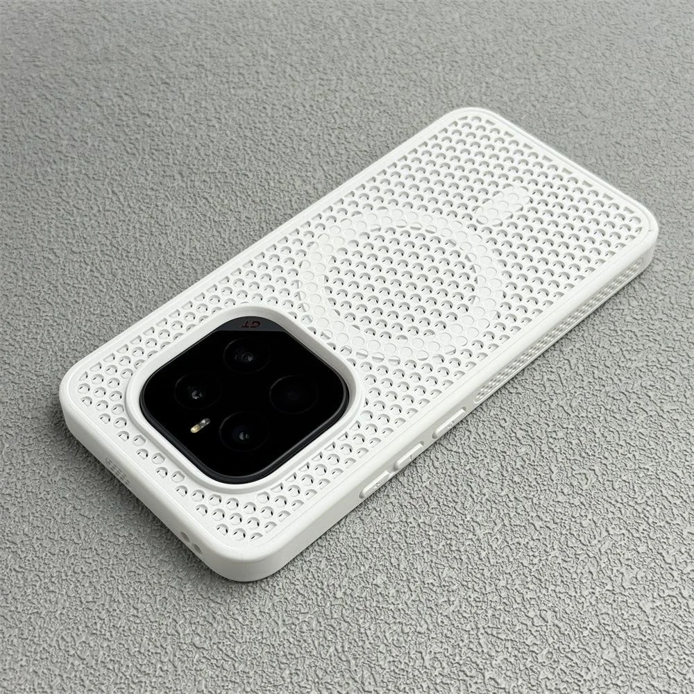 Funda transpirable para Magsafe para Huawei Honor GTPro Magic 7 6 Pro Magic6 Magic7, funda de armadura de refrigeración de carga inalámbrica magnética - imagen 4