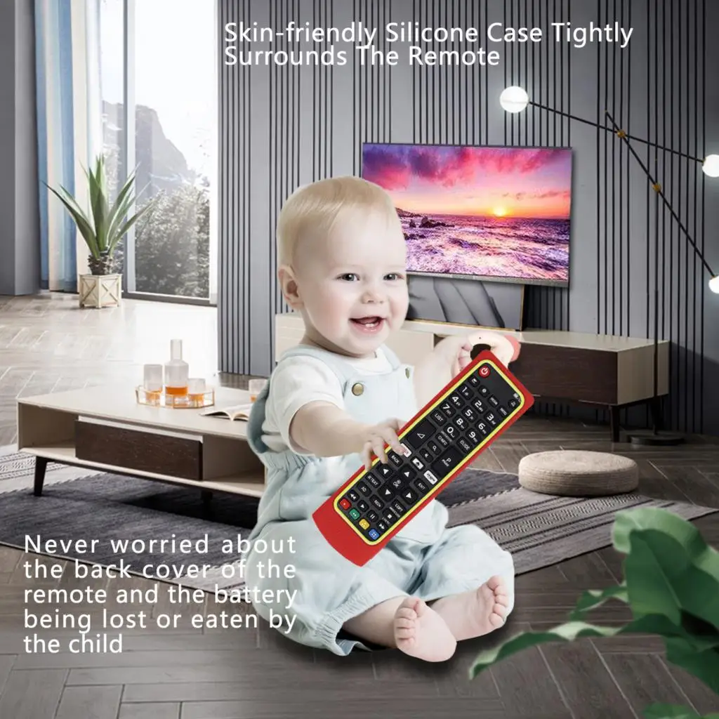 Funda protectora de silicona colorida apta para LG AKB 75375604   AKB 75095308   AKB 73715601   Cubierta de control remoto de TV inteligente serie AKB - imagen 5