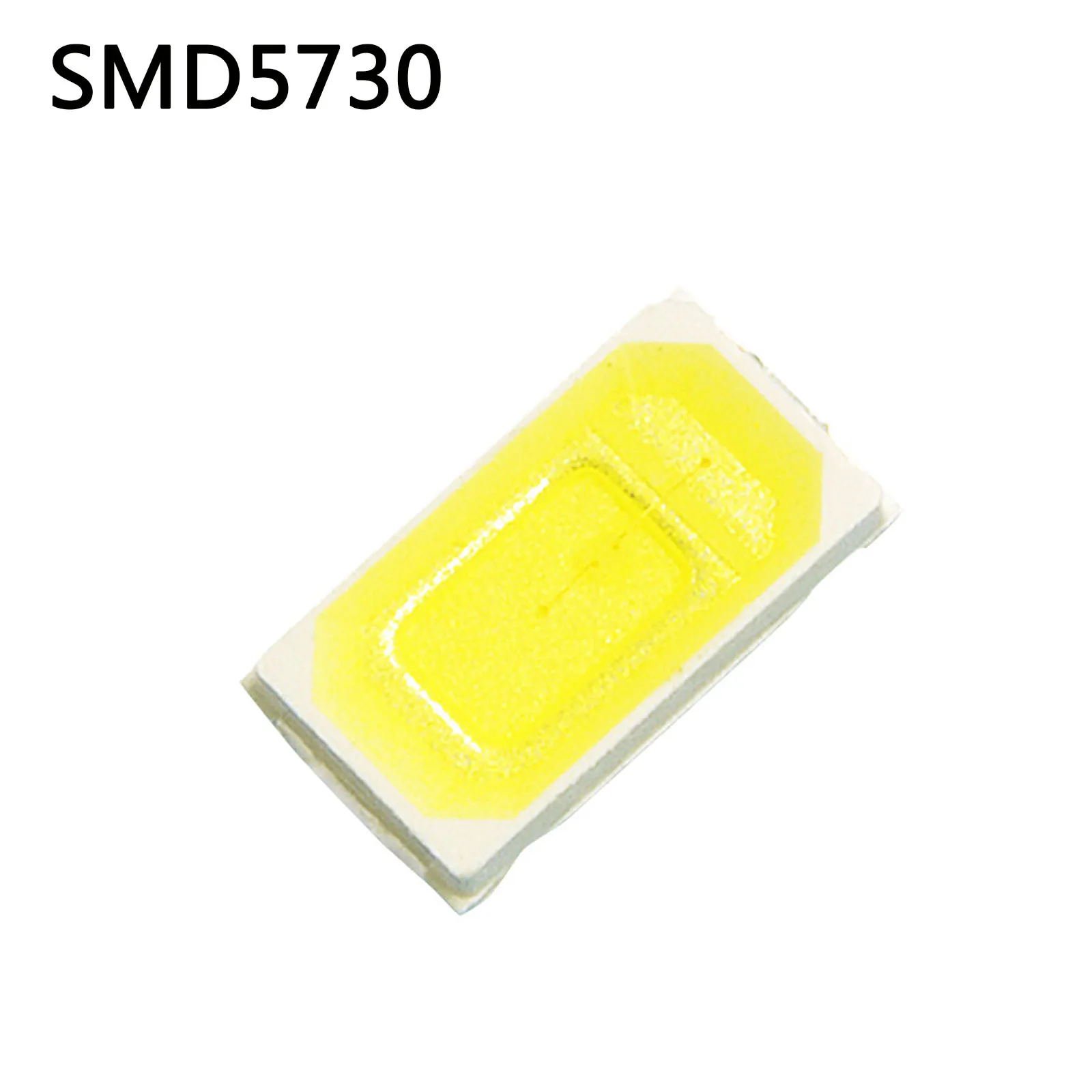 100 Uds 0,5 W LED COB Chip SMD 5730 cuentas de lámpara luz blanca o cálida 60-65LM montaje en superficie PCB lámpara de diodo emisor (3.0 ~ 3,4 V) para bricolaje - imagen 5