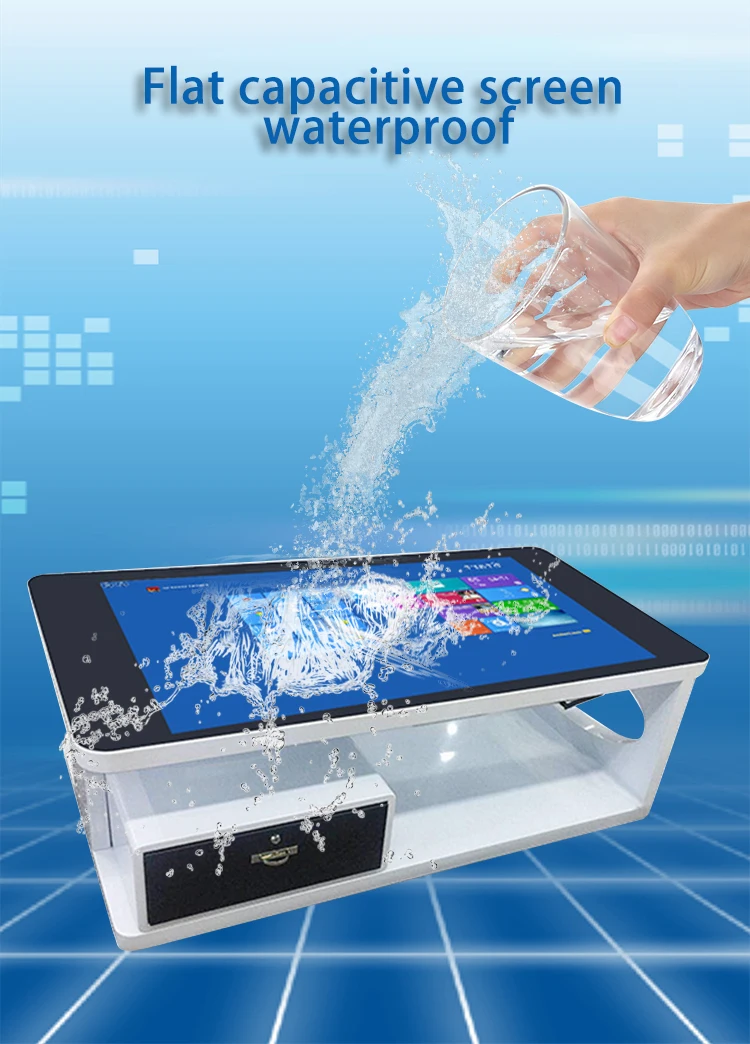 VETO-mesa Digital interactiva Lcd independiente para interiores, sistema Android o Windows, juego de café, mesa con pantalla táctil inteligente - imagen 5