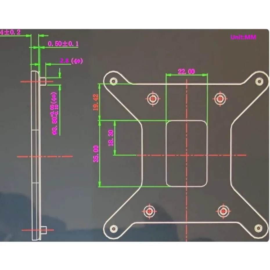 Nueva placa posterior de metal 1851 1700 12 13 14 generación ventilador radiador base integrada placa inferior de acero anti flexión - imagen 4