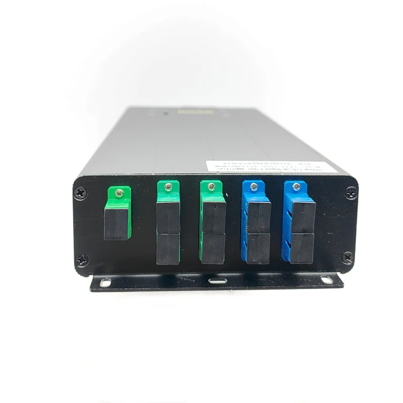 Nuevo FTTB FTTH CATV 1550 Mini EDFA Erbium-Doped amplificador de potencia óptica de alta potencia 4 puertos 16 ~ 23 dBm precio de fábrica al por mayor - imagen 3