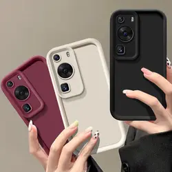 Funda Huawei P60 Pro Silicona Transparente – Protector Lente Cámaras