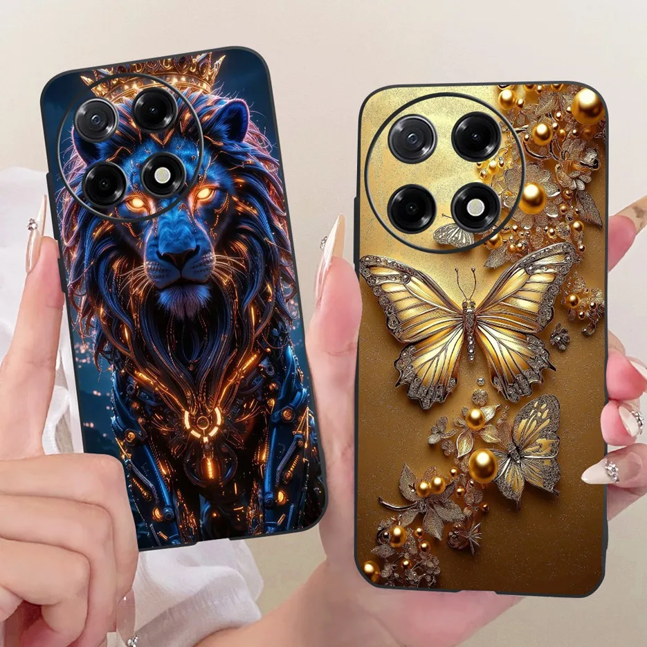 Para Tecno Camon 30S funda CLA5 elegante flores mariposa cubierta pintada suave TPU funda de teléfono para Tecno Camon 30S Pro Camon30S Shell - imagen 3
