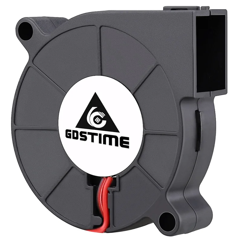 Gdstime 2 uds 5CM 24V DC 12V 5V manga/doble bola 5015 ventilador enfriador 50x15mm 2PIN y USB centrífugo DC ventilador Turbo de refrigeración - imagen 3