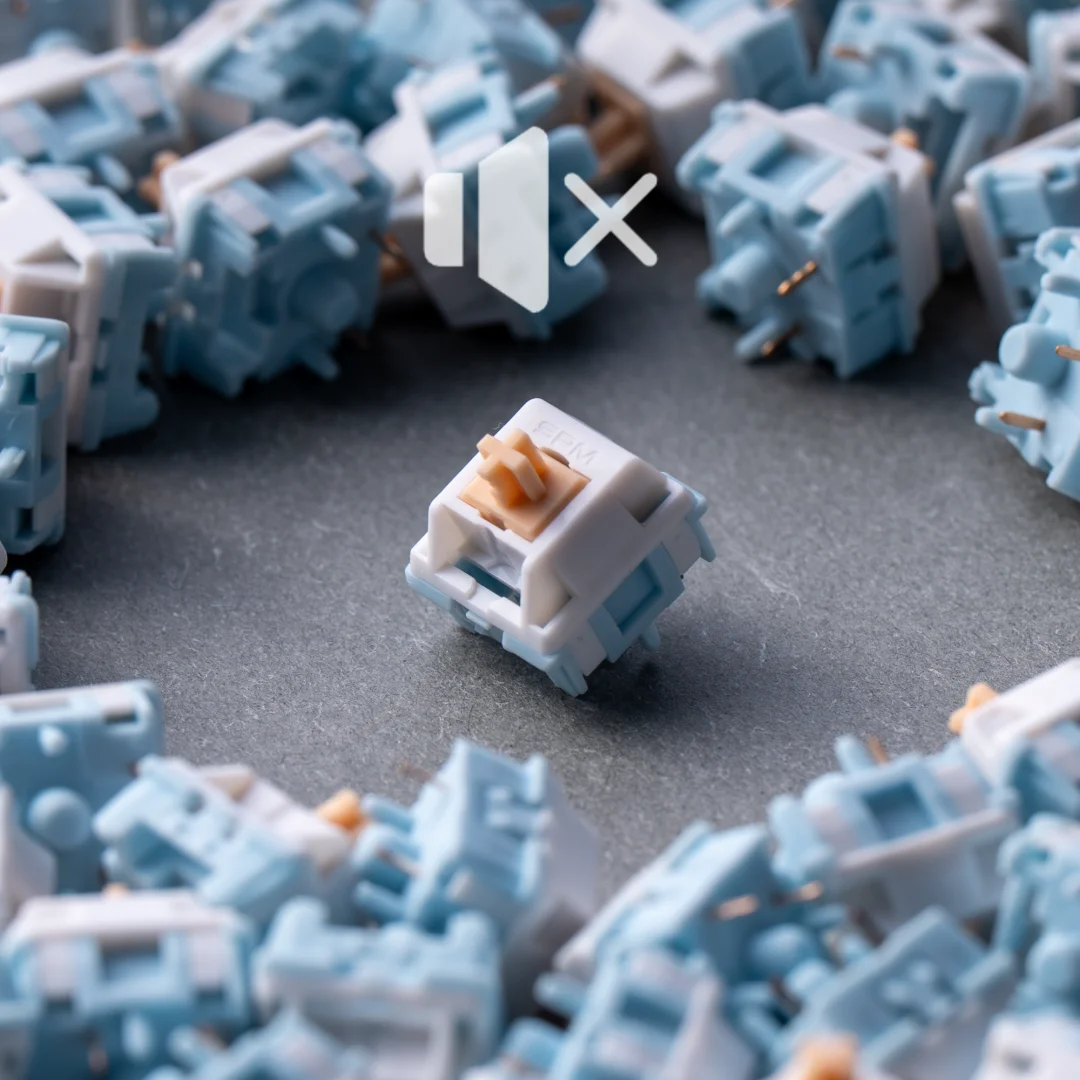 Interruptor SOULCATxSPM Jingsha, 45g, lineal, prelubricado, 5 pines, HotSwap, vástago LY, interruptores silenciosos para accesorios de teclado mecánico Mx - imagen 3