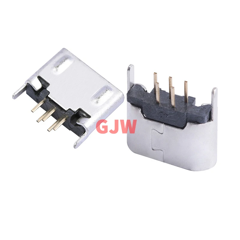 Conector USB Vertical 5P 180° Micro USB 10 Piezas - Vista principal del producto