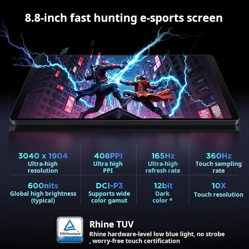 Lenovo LEGION Y700 Tableta para juegos de cuarta generación de 8,8 pulgadas con resolución Snapdragon 8 Supreme Edition 3K - imagen 5