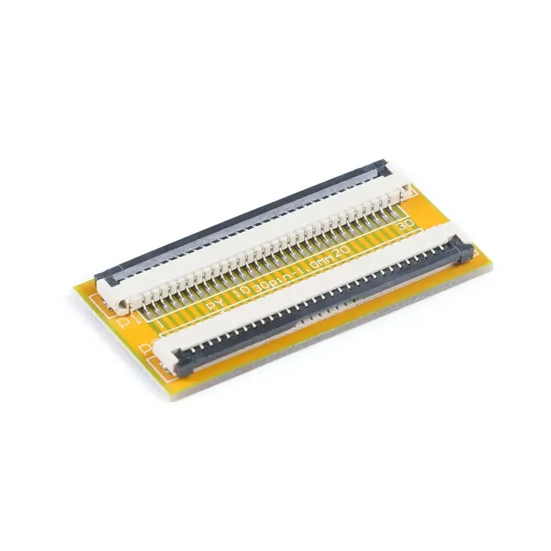 2 uds Cable plano Flexible FFC FPC placa de extensión 0,5mm 6 pines 8 10 12 14 16 20 22 24 26 30 32 36 40 45 50 54 60 pines a pines - imagen 4