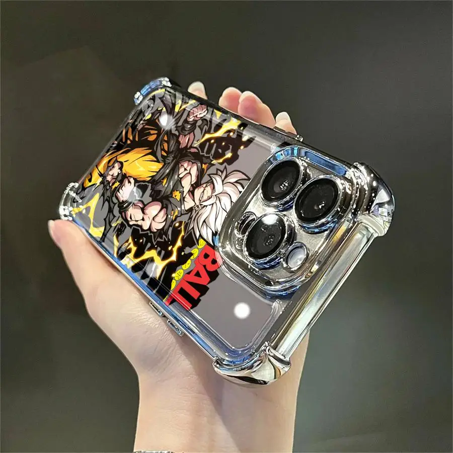 Funda de teléfono suave para iPhone 16e 13 12 11 Pro Max 16 15 14 Plus 17 Air Japan Dragon Ball Son Goku - imagen 2