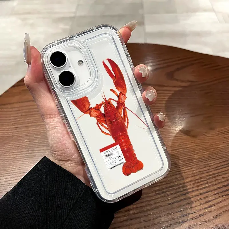 Funda con patrón de precio de lista de langosta actual para Samsung Galaxy S24 S25 S23 FE Ultra S22 Plus A15 A35 A55 A14 A34 A54 A53 TPU - imagen 4