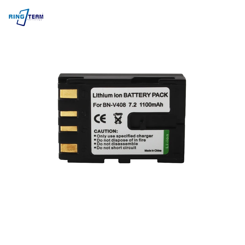 Batería recargable BN-V408 BN V408 V408U para videocámara JVC Compatible con BN-V408U 416U 428U 438U GR-DVL500 DVL100 GR-33 - imagen 2