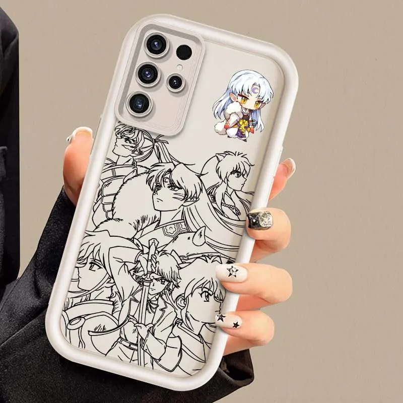 Seshomaru Anime para Samsung Galaxy S25 S24 S23 S22 S21 S20 Ultra Plus FE 5G Eye Ladder funda de teléfono - imagen 3