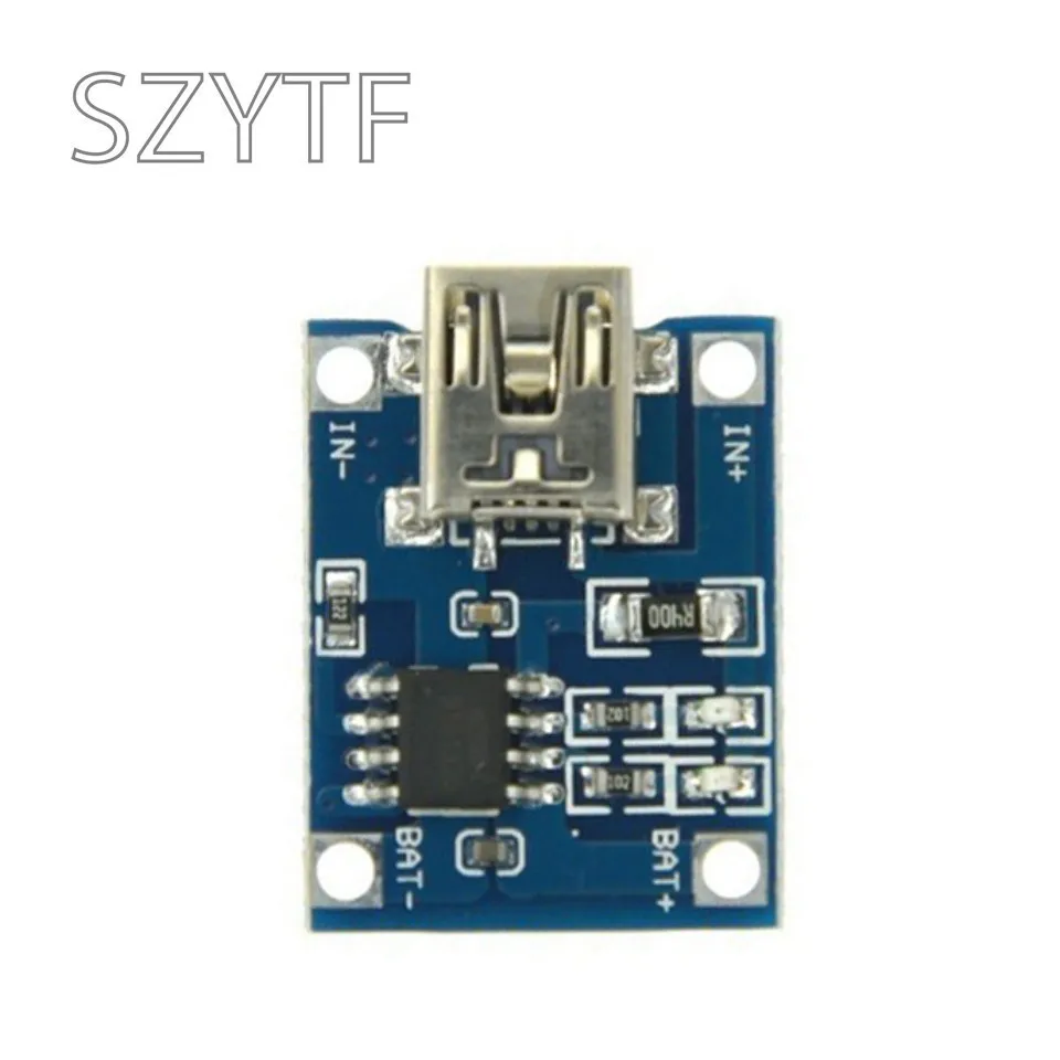 Módulo de cargador de batería de litio, placa de carga con protección, funciones duales, Micro USB tipo c, 5V, 1A, 18650, TP4056, 10 piezas - imagen 4