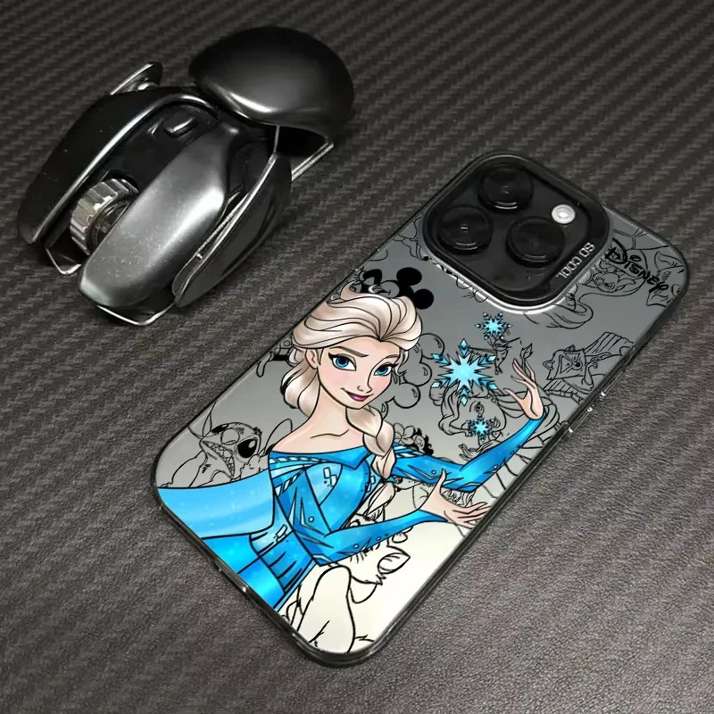 Funda de teléfono Disney Princess Winnies Elsa Jasmine para Samsung Galaxy S25 Ultra S24 S23 S22 S21 Plus S20FE A55 A54 cubierta a prueba de golpes - imagen 5