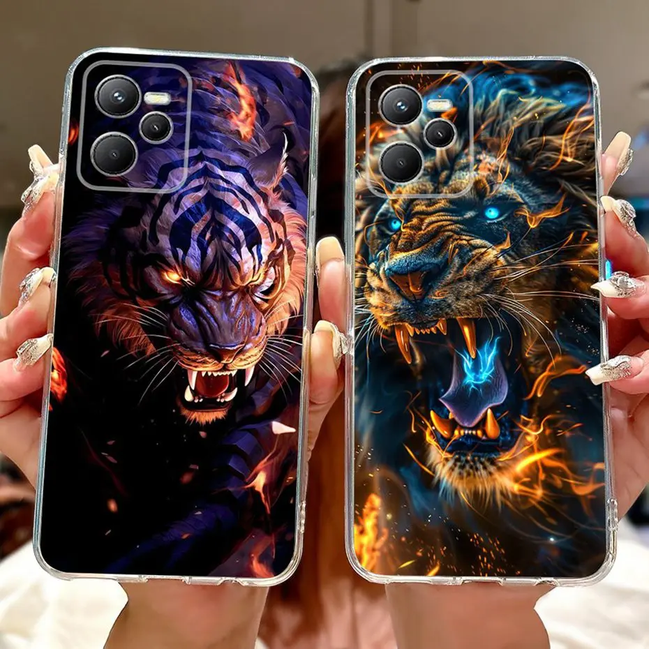 Nueva funda de pintura de moda para Realme C35 C33 C31 fundas de teléfono de silicona suave TPU para Realme C31 C33 C35 4G parachoques de cubierta trasera