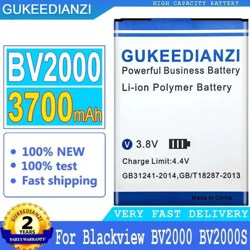 Batería confiable estable del teléfono móvil del poder para Blackview BV2000 BV2000S 3700Mah
