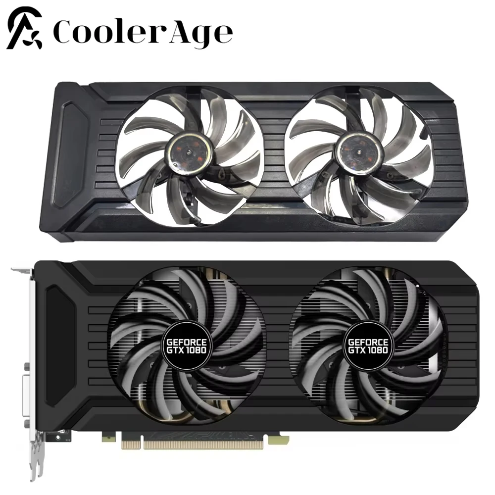 Para Palit GeForce GTX 1080 1070Ti 1060 ventilador de tarjeta de vídeo Dual OC con funda Original 85MM GA91S2U tarjeta gráfica de repuesto GPU
