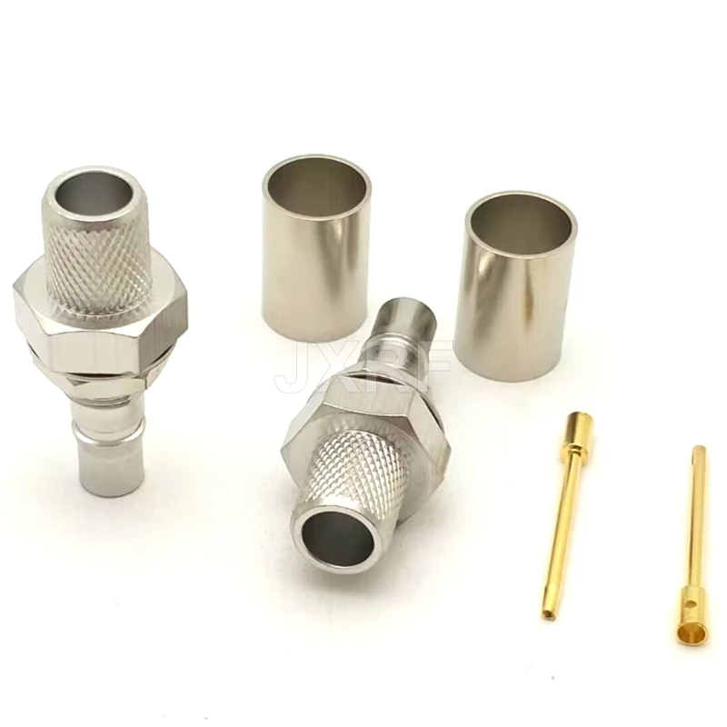 QMA-conector Coaxial RF macho/hembra para RG8, RG213, RG165, LMR400, 7D-FB, 100 piezas - imagen 3